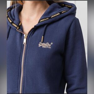 Superdry Womens Elite zip Hoody size10